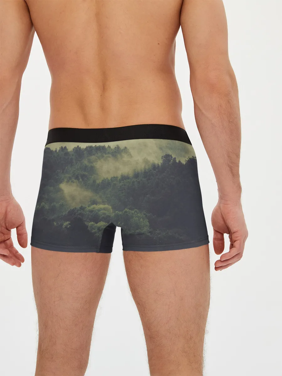 Мужские трусы боксеры / Лес мой храм