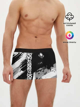 Мужские трусы боксеры / Форма Казахстан
