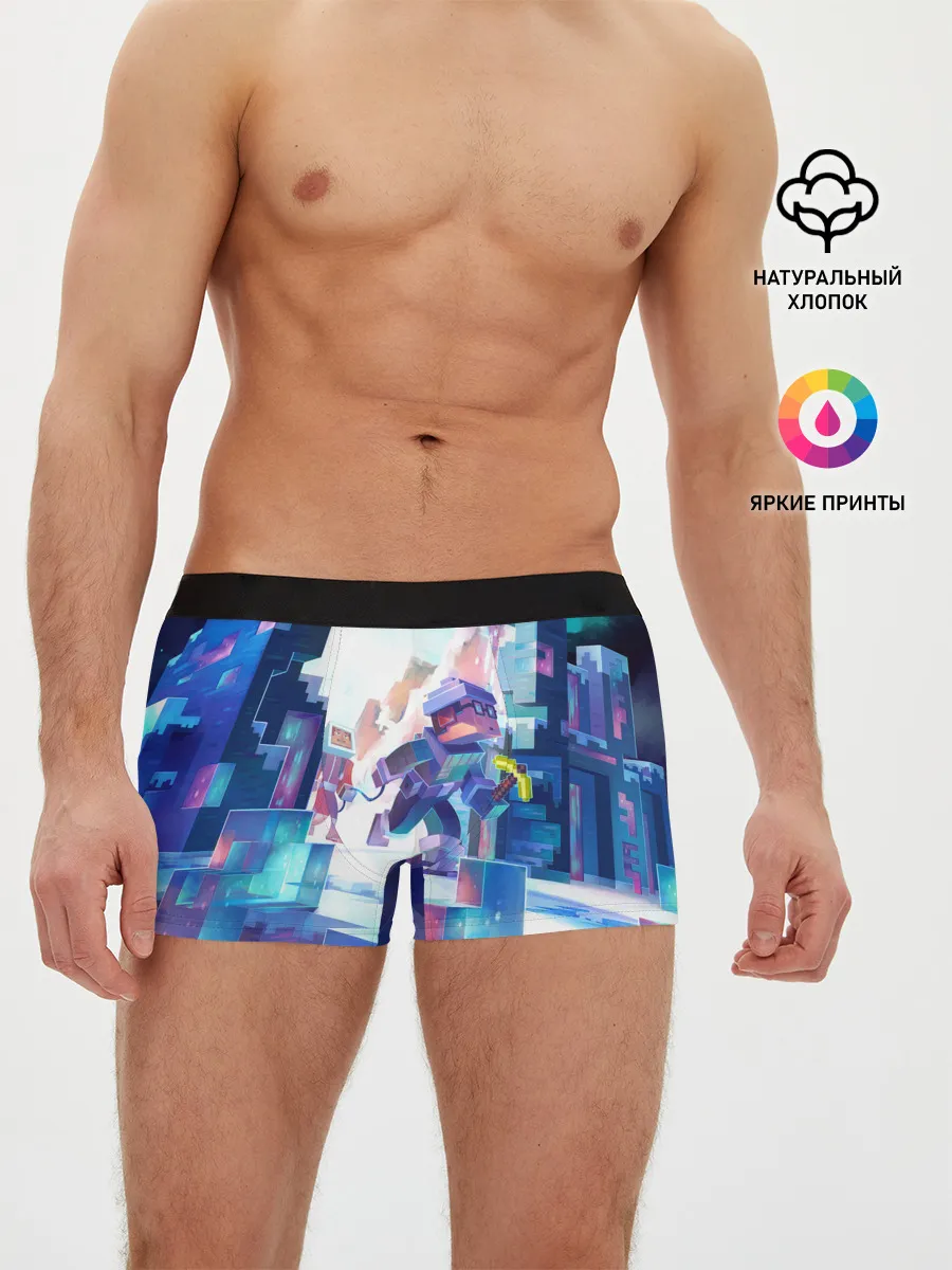 Мужские трусы боксеры / Майнкрафт