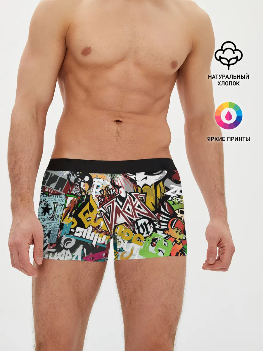 Мужские трусы боксеры / Стикеры