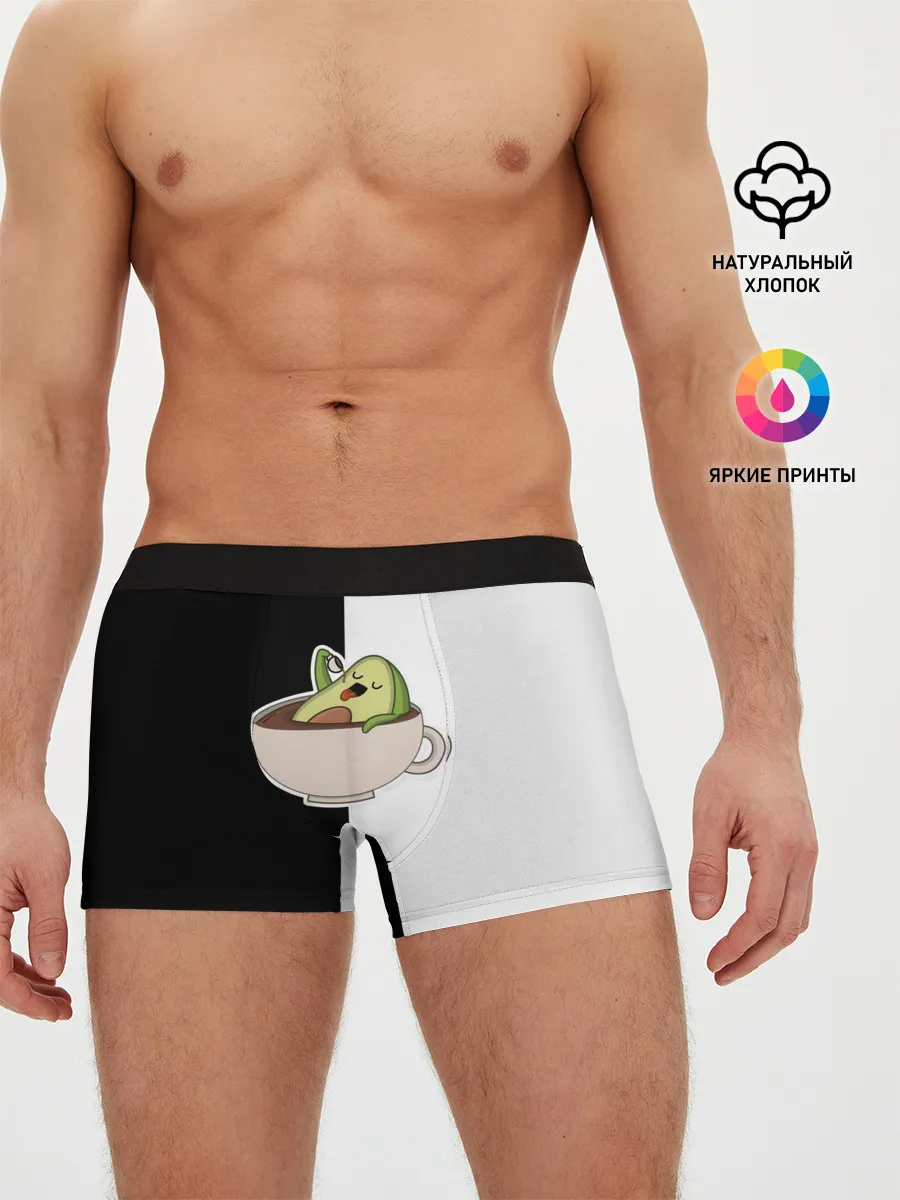 Мужские трусы боксеры / авокадо