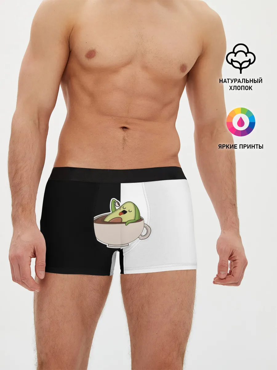 Мужские трусы боксеры / авокадо