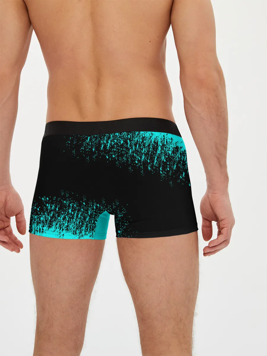 Мужские трусы боксеры / Краска