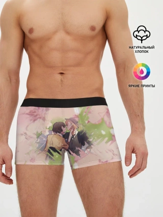 Мужские трусы боксеры / Дазай и Чуя