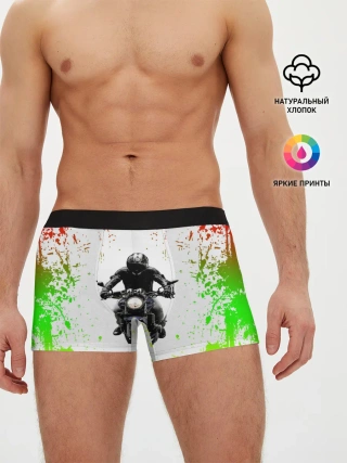 Мужские трусы боксеры / МОТОЦИКЛЫ
