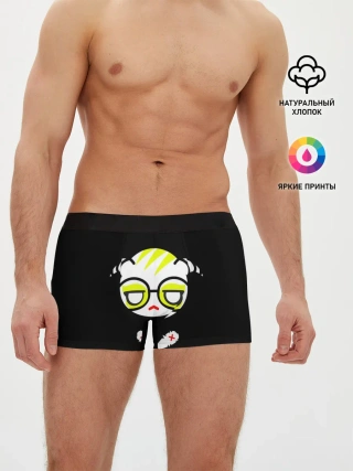 Мужские трусы боксеры / Стильное Аниме лого