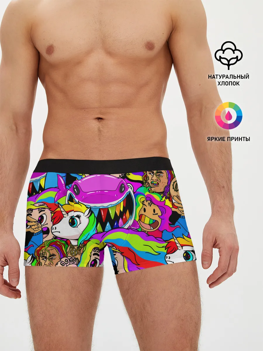 Мужские трусы боксеры / 6IX9INE