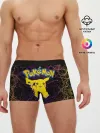 Мужские трусы боксеры / Цветные молнии Пикачу