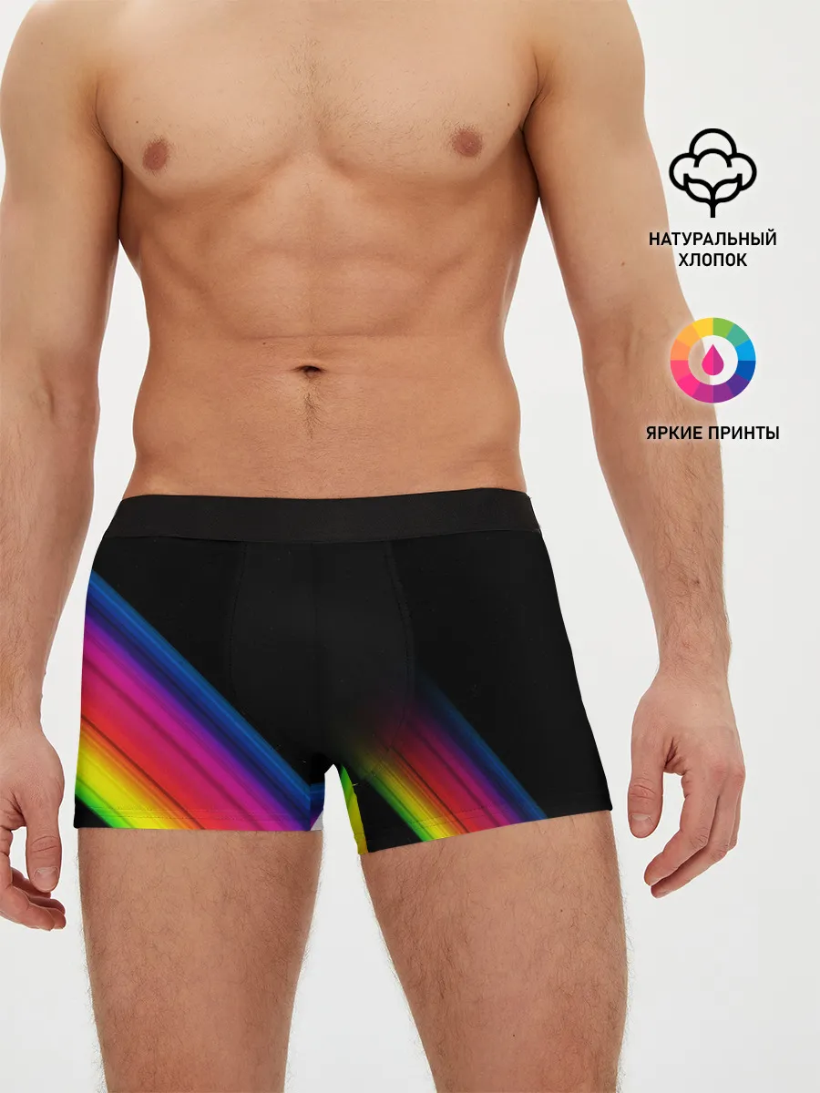 Мужские трусы боксеры / НЕОНОВАЯ ТЕКСТУРА