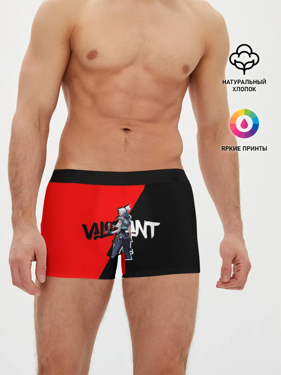 Мужские трусы боксеры / Valorant Jett