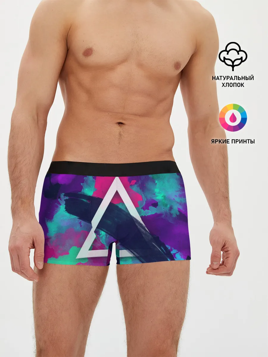 Мужские трусы боксеры / Абстракция