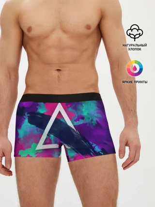 Мужские трусы боксеры / Абстракция
