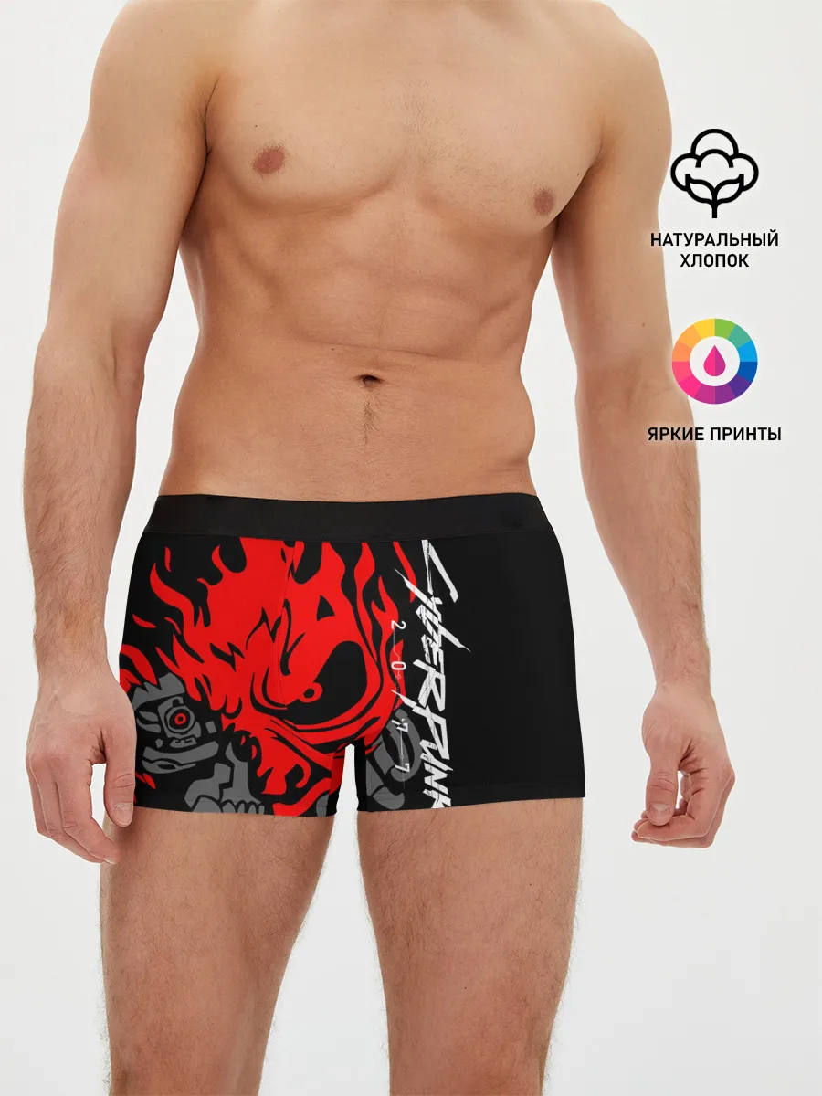 Мужские трусы боксеры / CYBERPUNK 2077 SAMURAI | САМУРАЙ