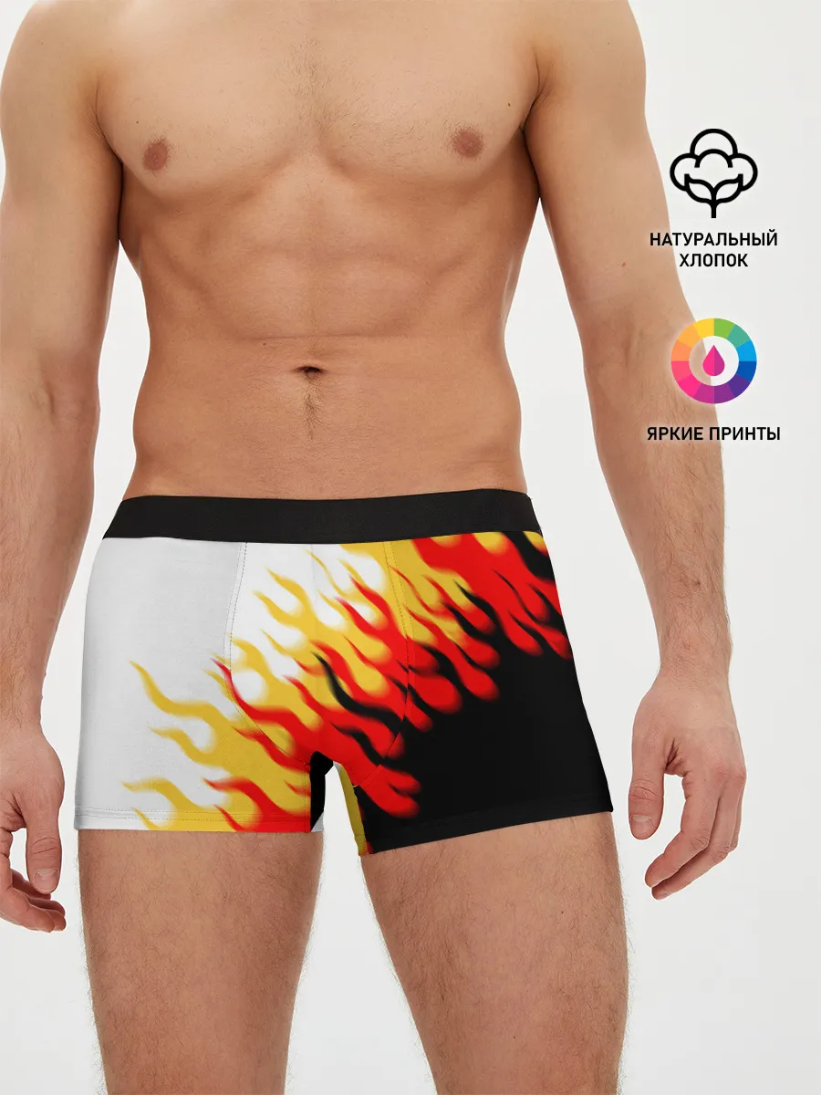 Мужские трусы боксеры / ОГОНЬ.