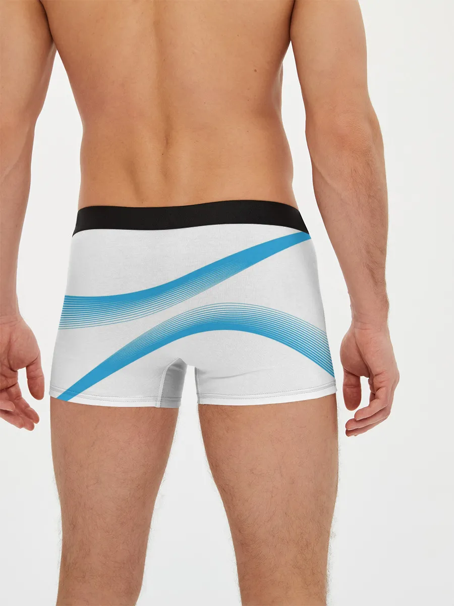 Мужские трусы боксеры / Волны