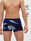 Мужские трусы боксеры / ДЕЛЬФИН В МОРЕ.