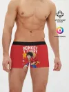 Мужские трусы боксеры / Monkey D. Luffy на красном