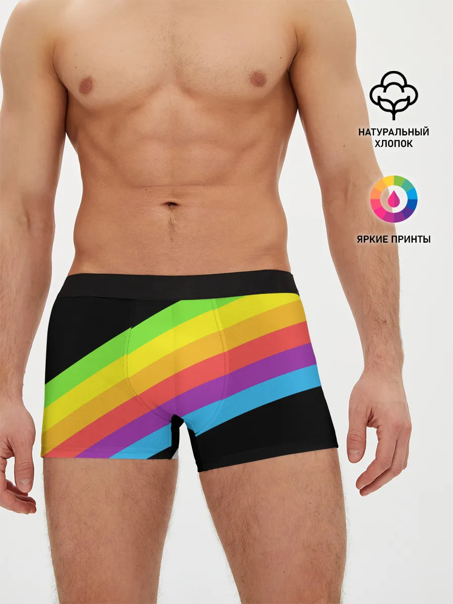 Мужские трусы боксеры / НЕОНОВЫЕ ЛИНИИ