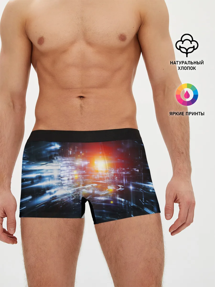 Мужские трусы боксеры / DIGITAL ABSTRACTION