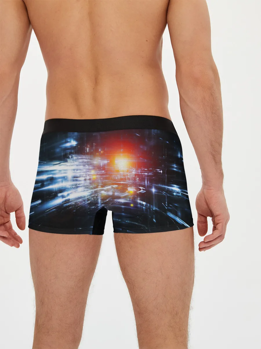 Мужские трусы боксеры / DIGITAL ABSTRACTION