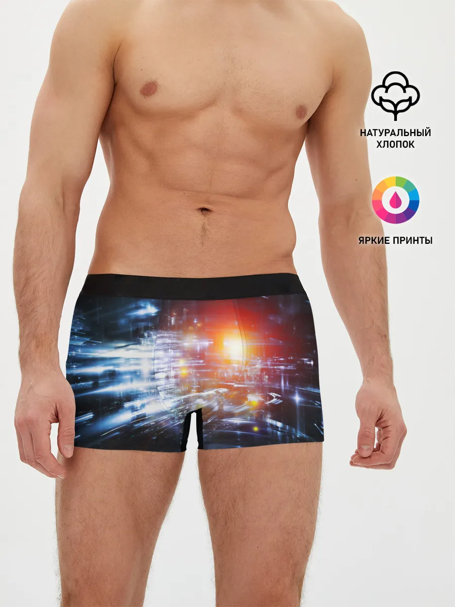 Мужские трусы боксеры / DIGITAL ABSTRACTION