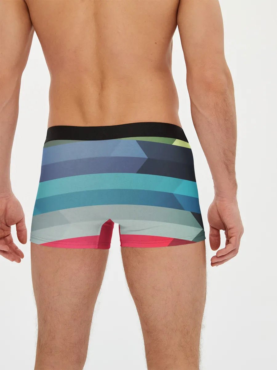 Мужские трусы боксеры / ТЕКСТУРА ЛИНИИ