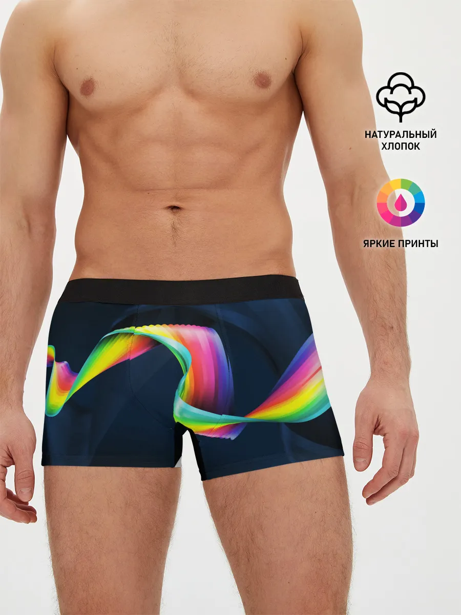 Мужские трусы боксеры / OPTICAL ABSTRACT