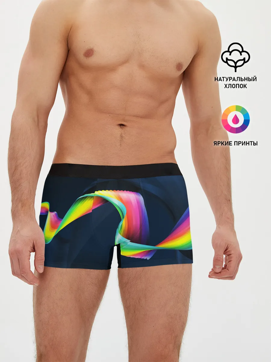 Мужские трусы боксеры / OPTICAL ABSTRACT