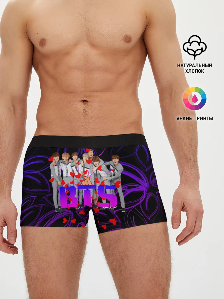 Мужские трусы боксеры / BTS | Бойбенд