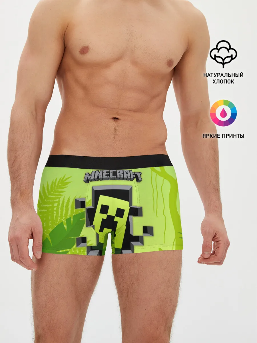 Мужские трусы боксеры / Minecraft