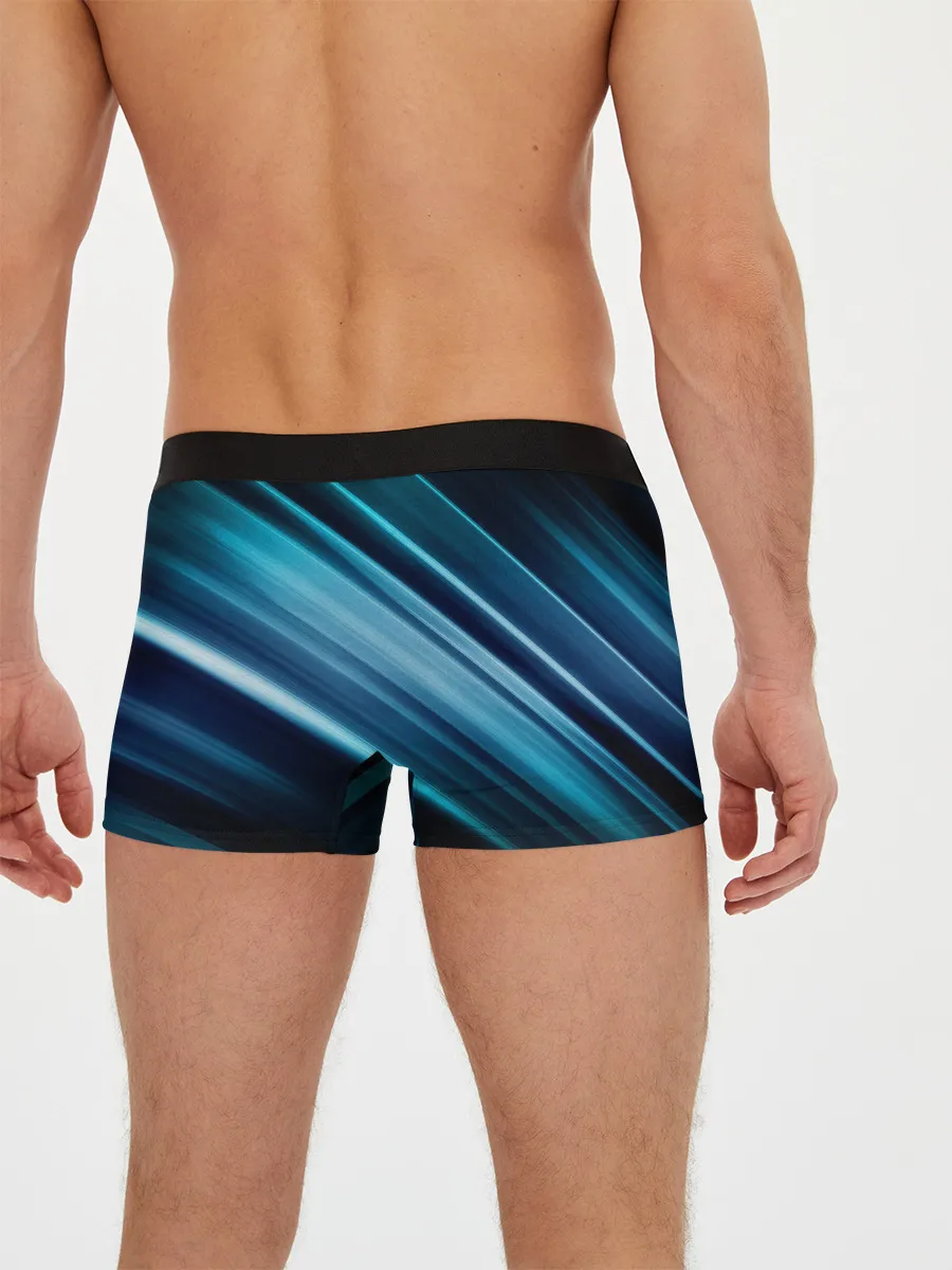 Мужские трусы боксеры / GEOMETRY STRIPES