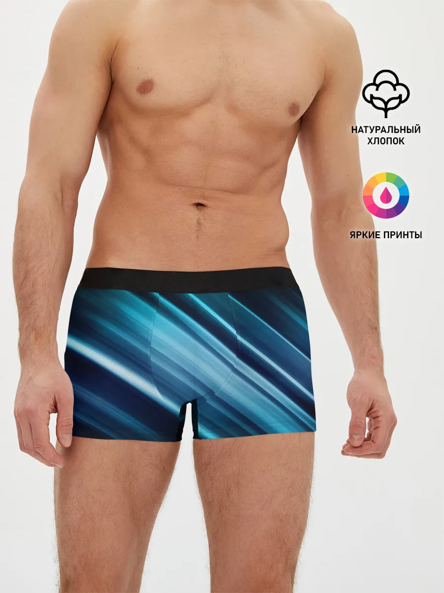 Мужские трусы боксеры / GEOMETRY STRIPES