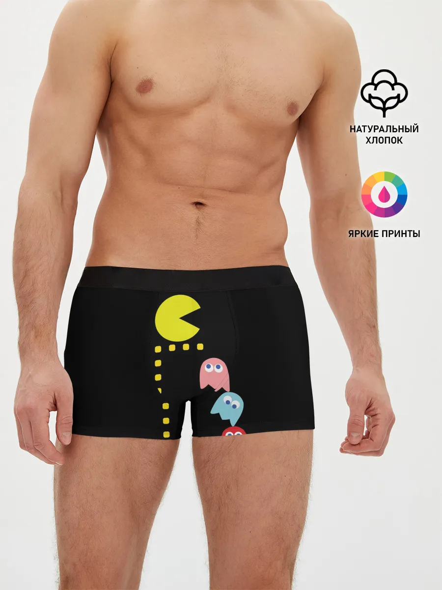 Мужские трусы боксеры / Pac-man