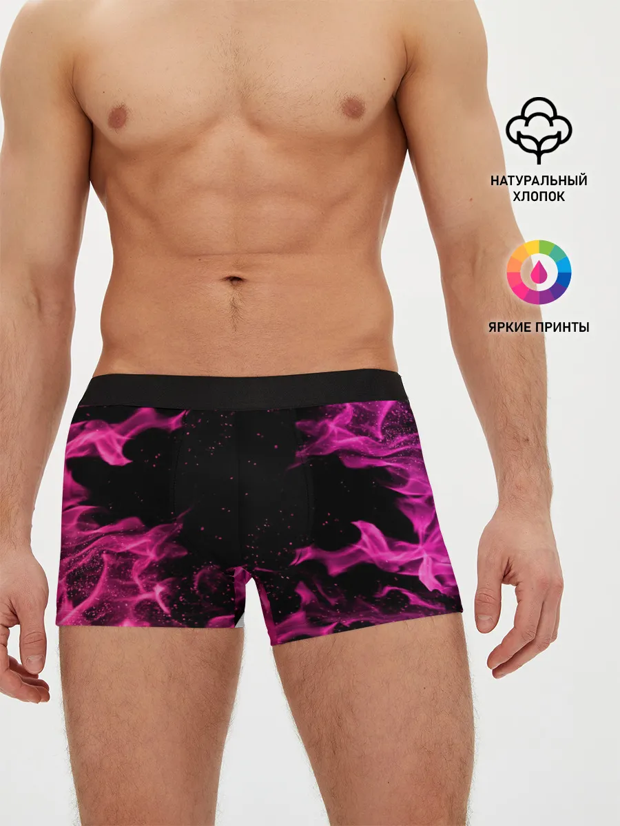 Мужские трусы боксеры / ОГОНЬ НЕОН
