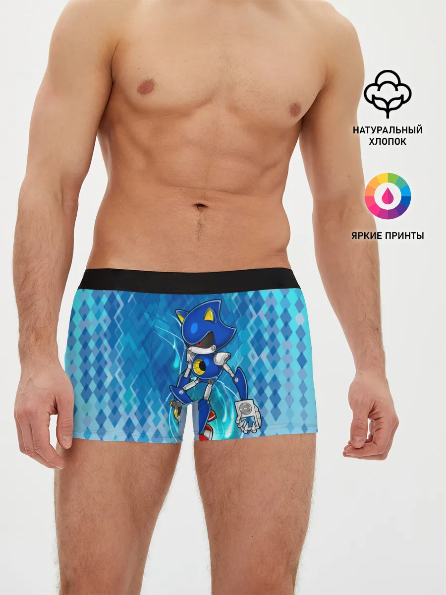 Мужские трусы боксеры / Metal Sonic
