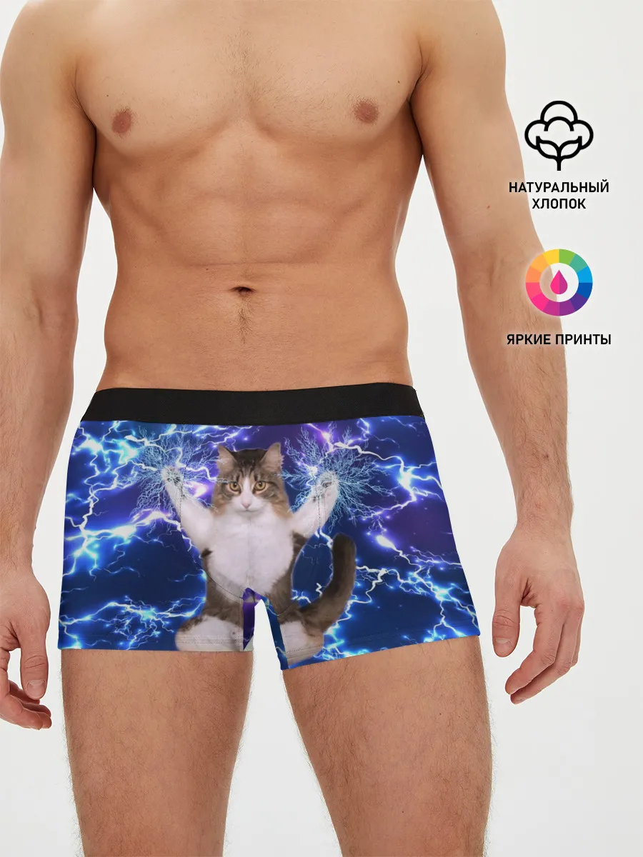 Мужские трусы боксеры / Грозовой Котик