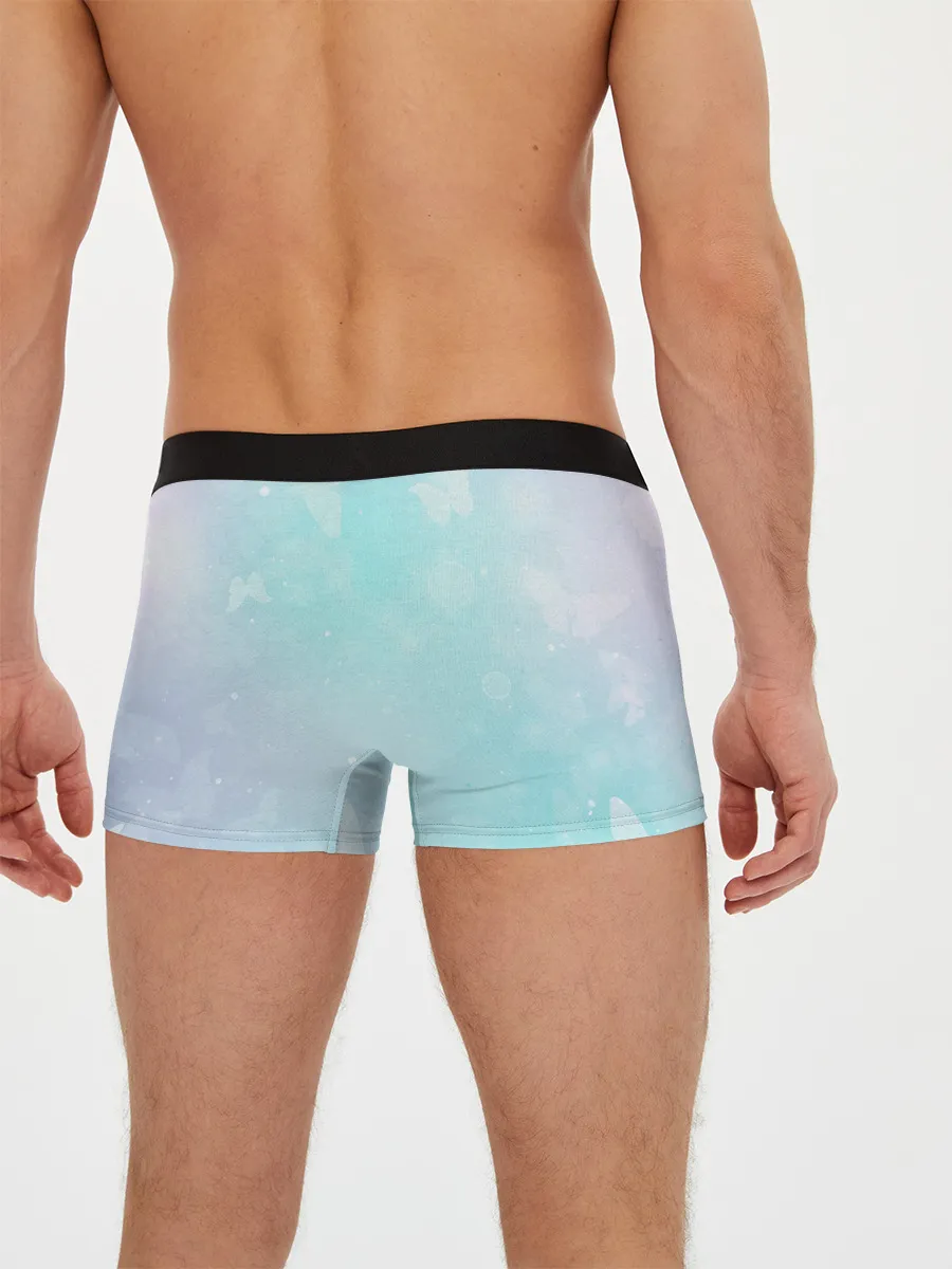 Мужские трусы боксеры / Хвост Феи радужный фон