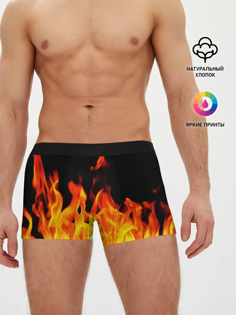 Мужские трусы боксеры / ОГНЕННЫЙ