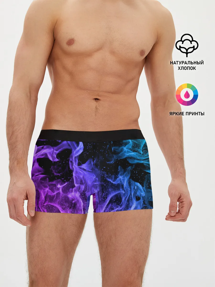 Мужские трусы боксеры / ОГОНЬ НЕОН