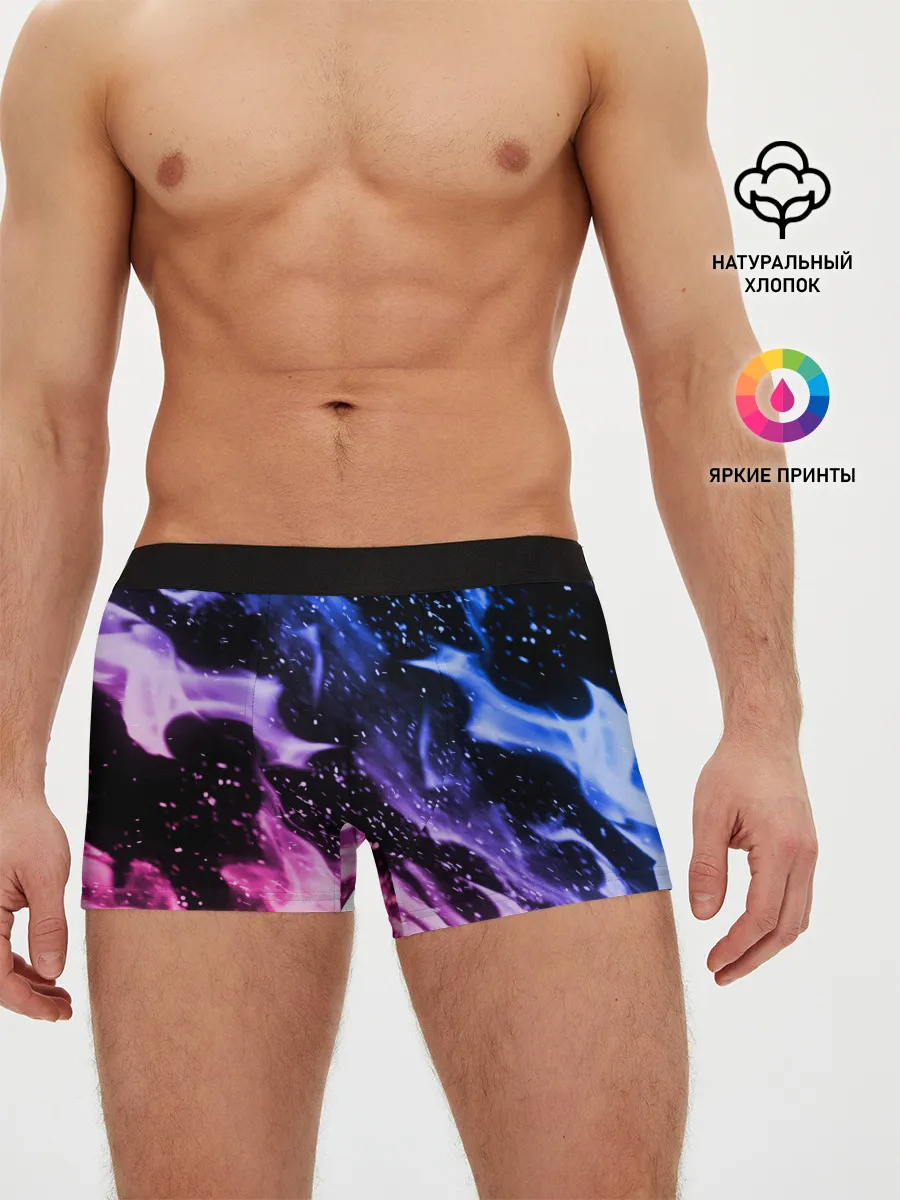 Мужские трусы боксеры / НЕОНОВЫЙ ОГОНЬ | NEON FLAME