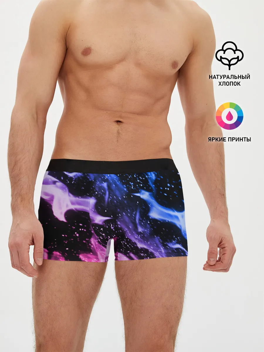Мужские трусы боксеры / НЕОНОВЫЙ ОГОНЬ | NEON FLAME