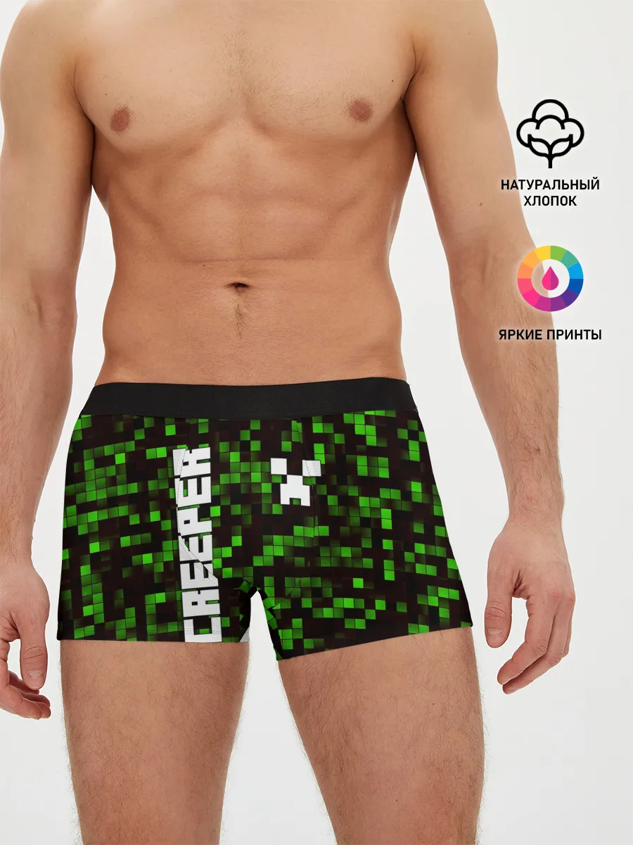 Мужские трусы боксеры / MINECRAFT CREEPER