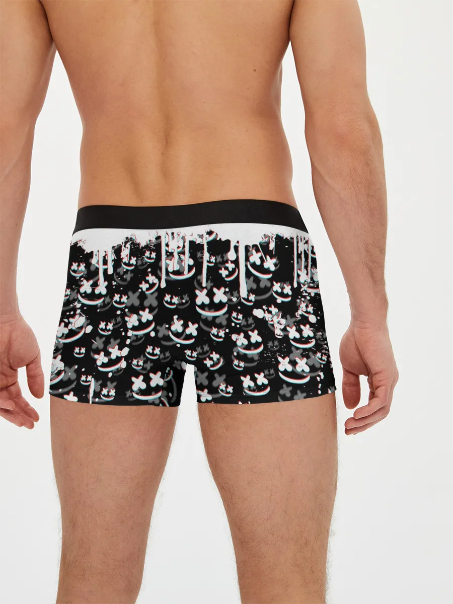 Мужские трусы боксеры / MARSHMELLO GLITCH