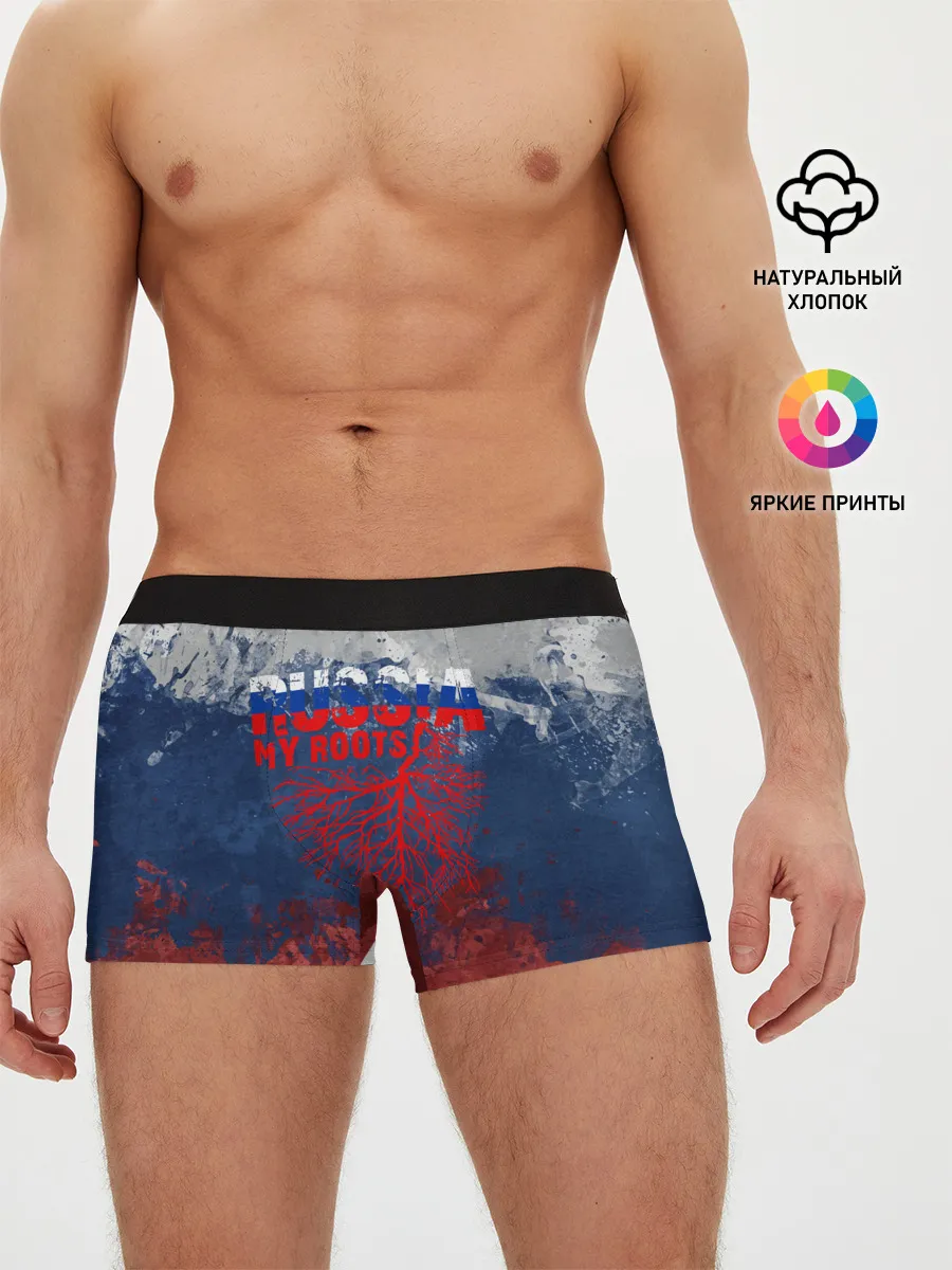 Мужские трусы боксеры / Russia my roots