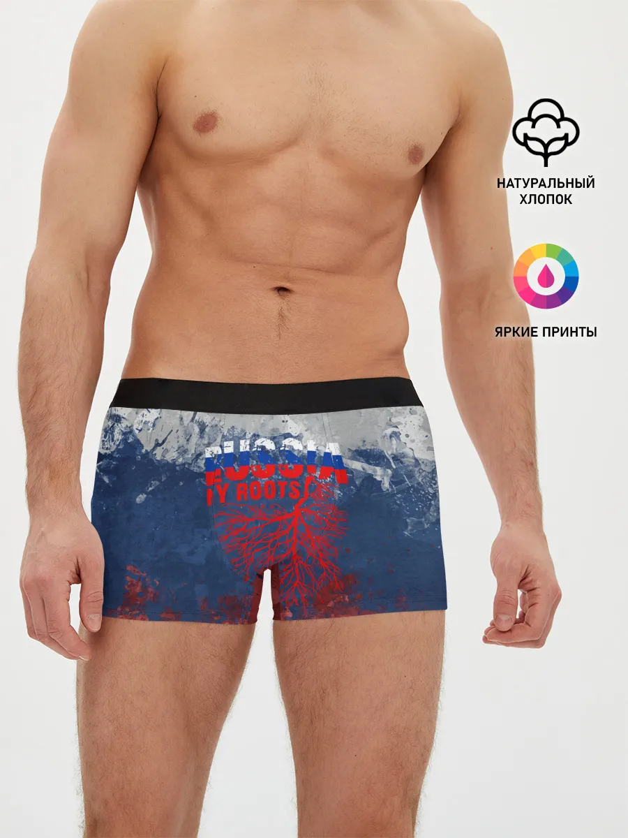 Мужские трусы боксеры / Russia my roots