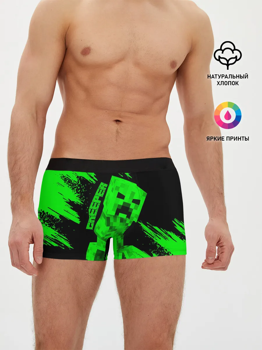 Мужские трусы боксеры / MINECRAFT CREEPER