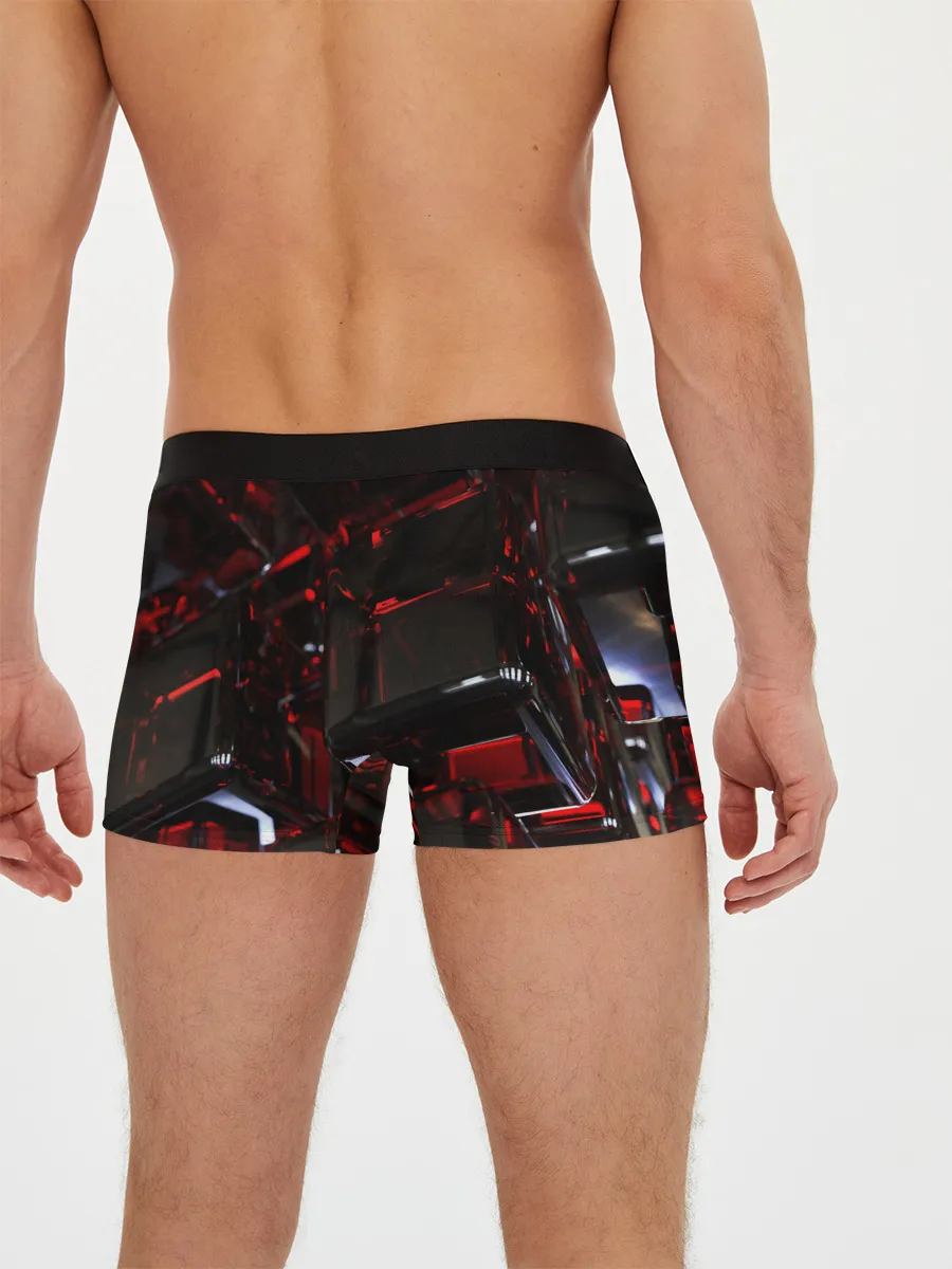 Мужские трусы боксеры / МЕТАЛЛИЧЕСКИЙ