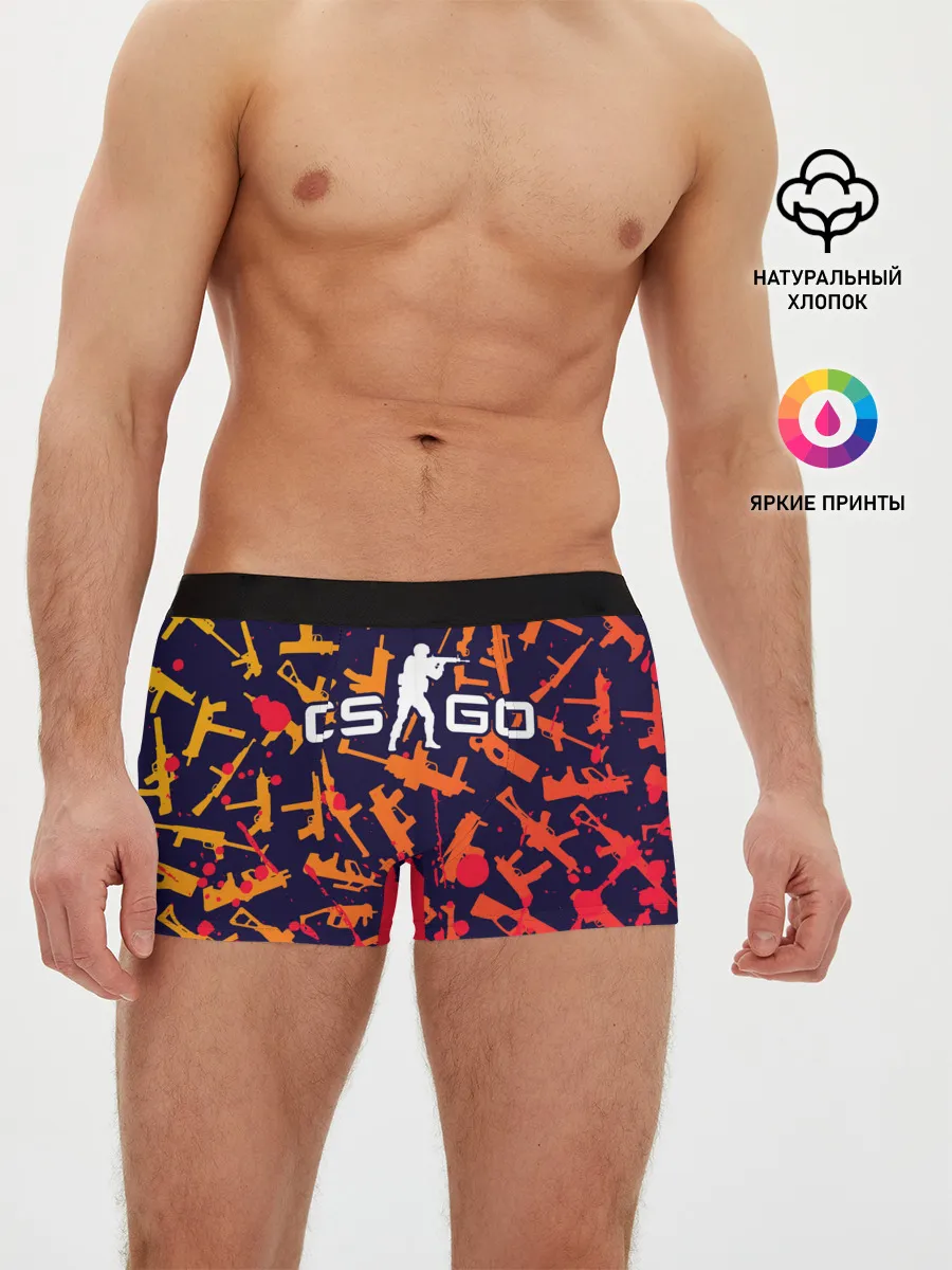 Мужские трусы боксеры / CS GO | КС ГО