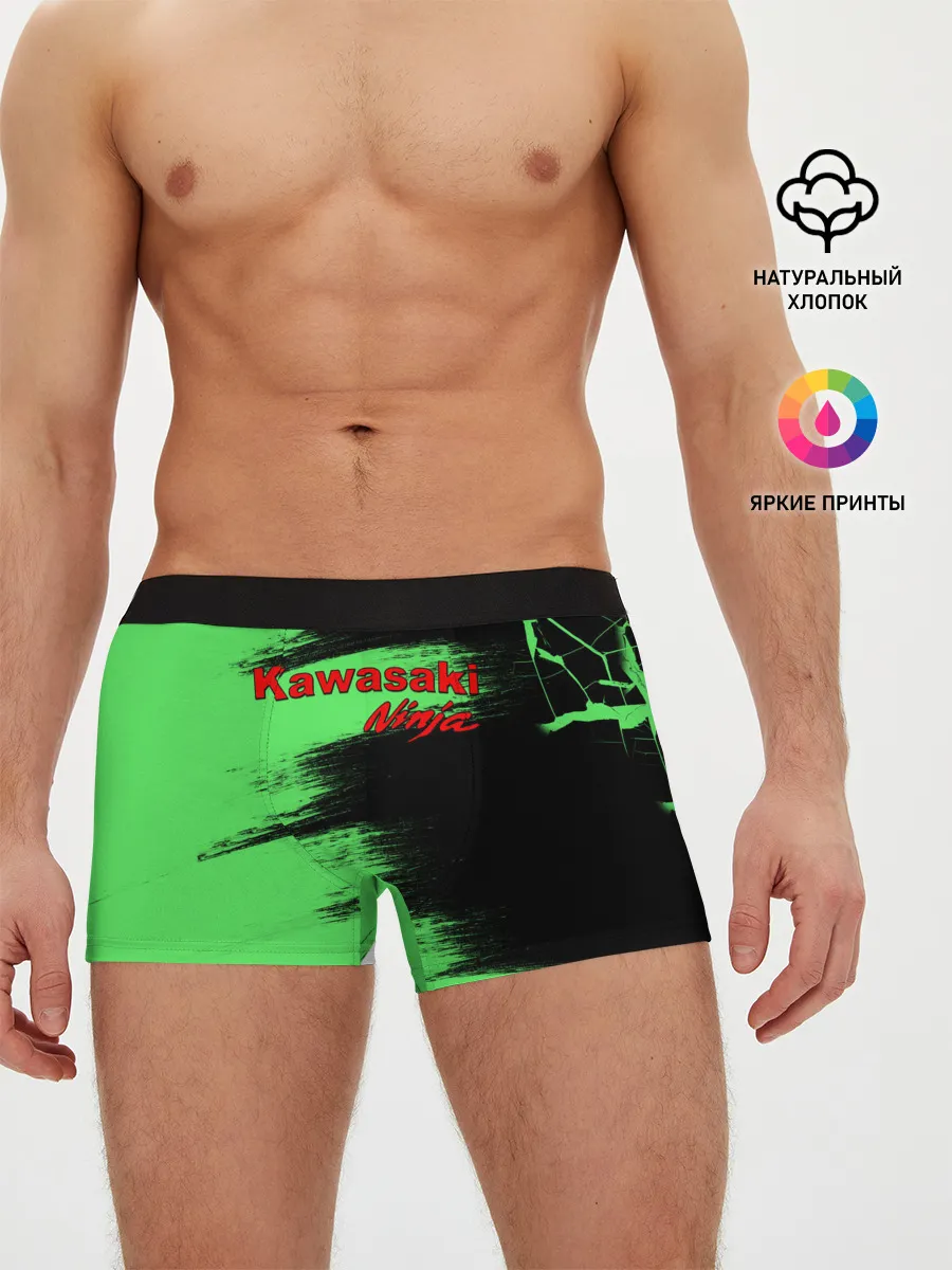 Мужские трусы боксеры / Kawasaki
