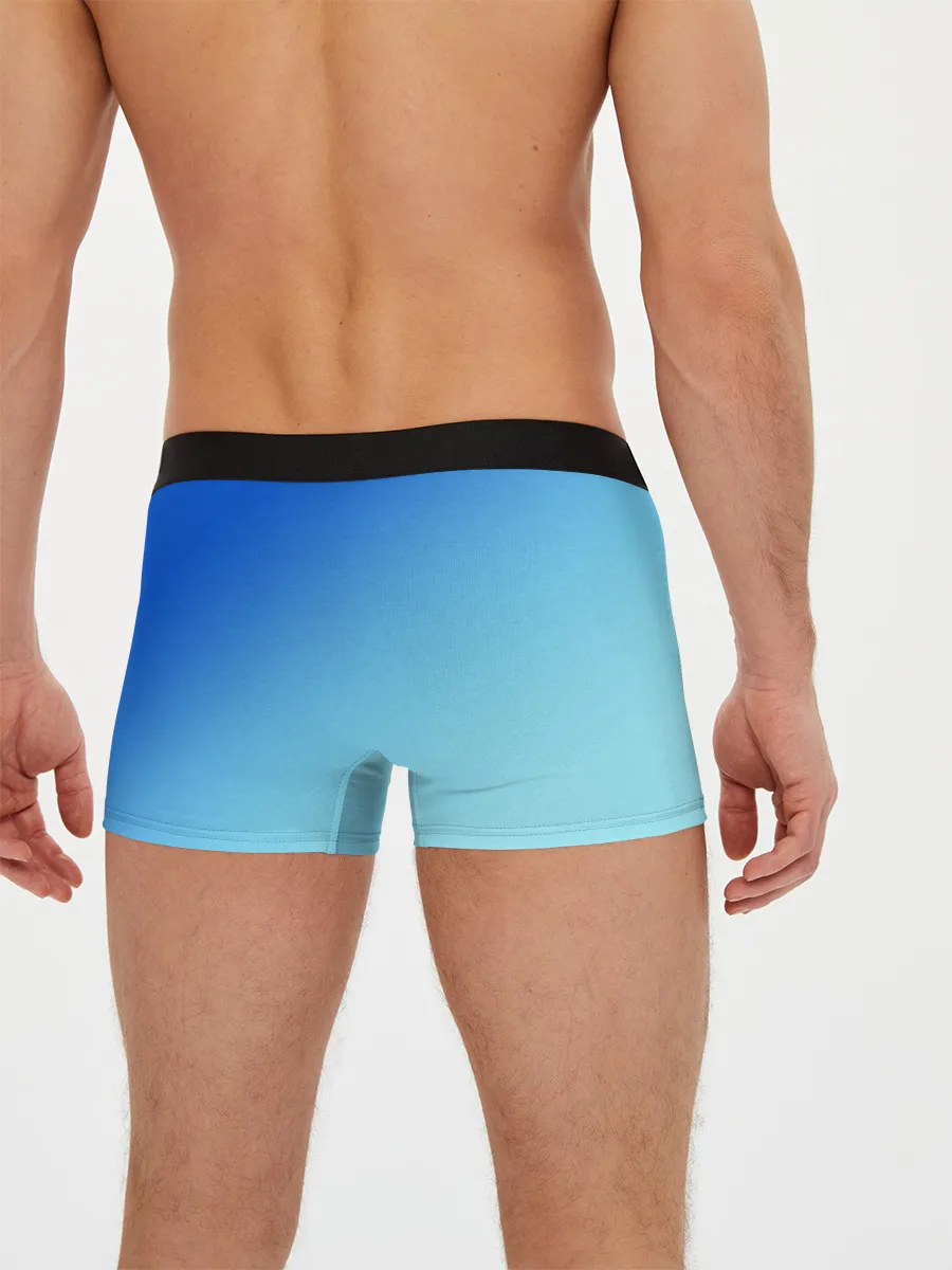 Мужские трусы боксеры / blue